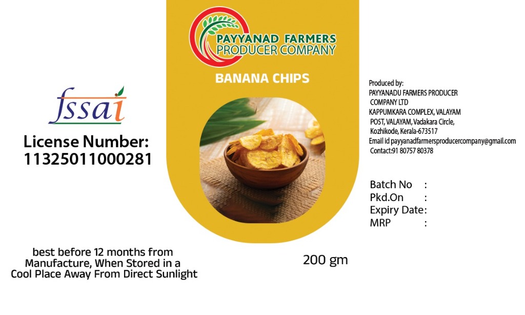 Banana Chips – Payyanad Farmers Producer Company